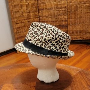 Scala Pronto Animal Print Fedora